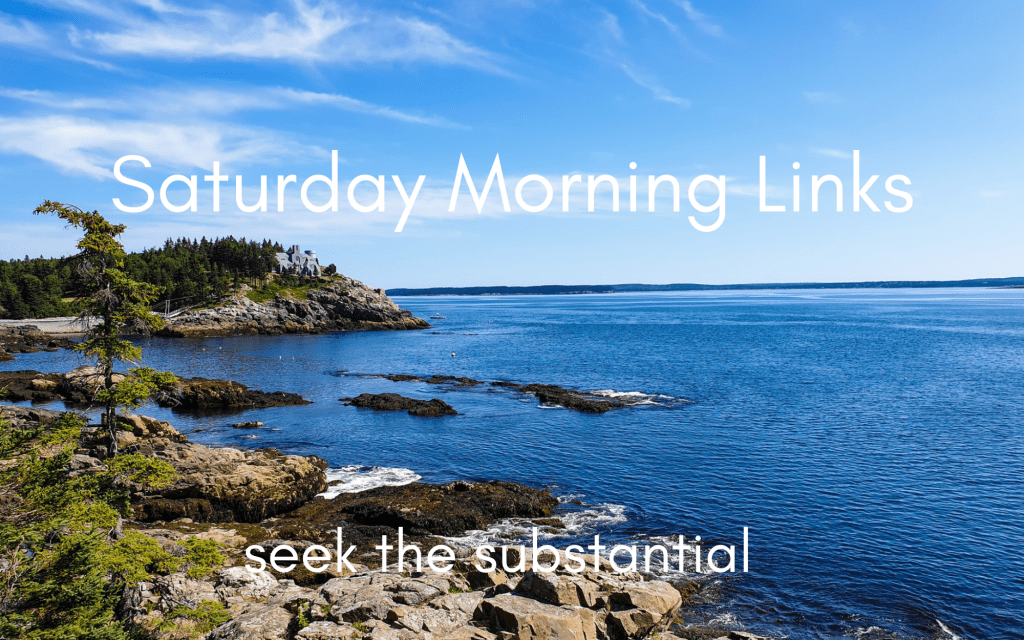 Saturday Morning Links