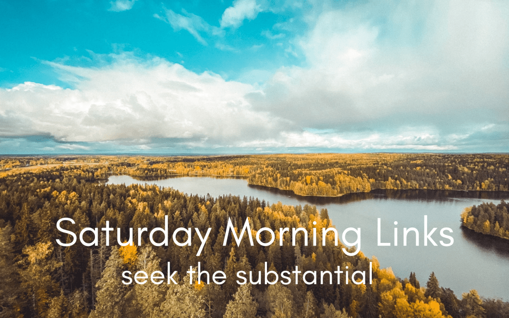 Saturday Morning Links