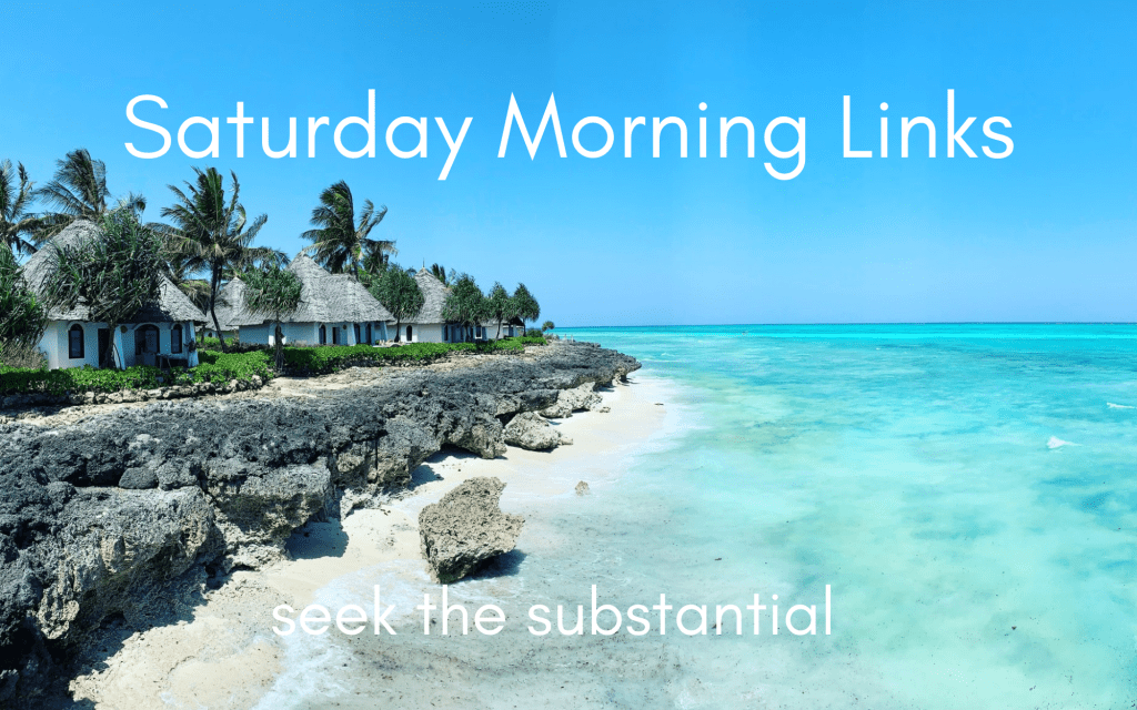 Saturday Morning Links