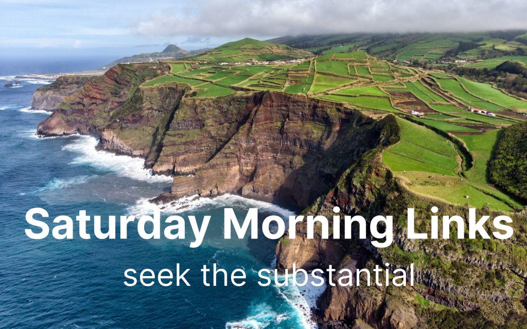 Saturday Morning Links