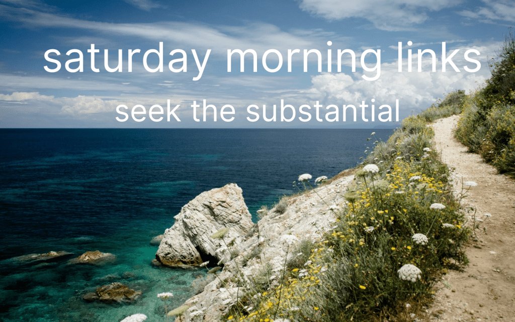 Saturday Morning Links