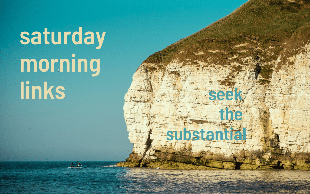 Saturday Morning Links