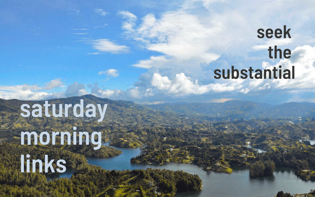 Saturday Morning Links