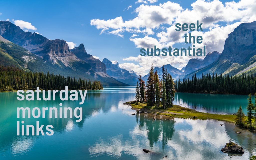 Saturday Morning Links