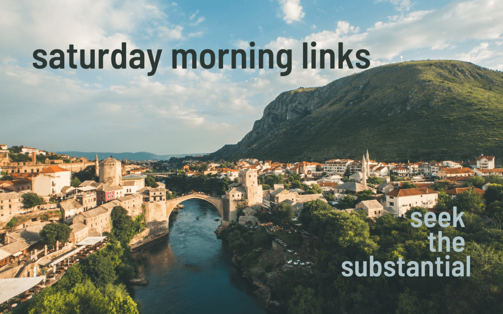 Saturday Morning Links