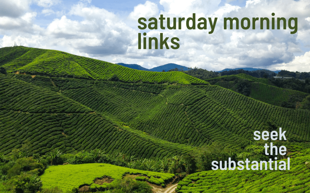 Saturday Morning Links