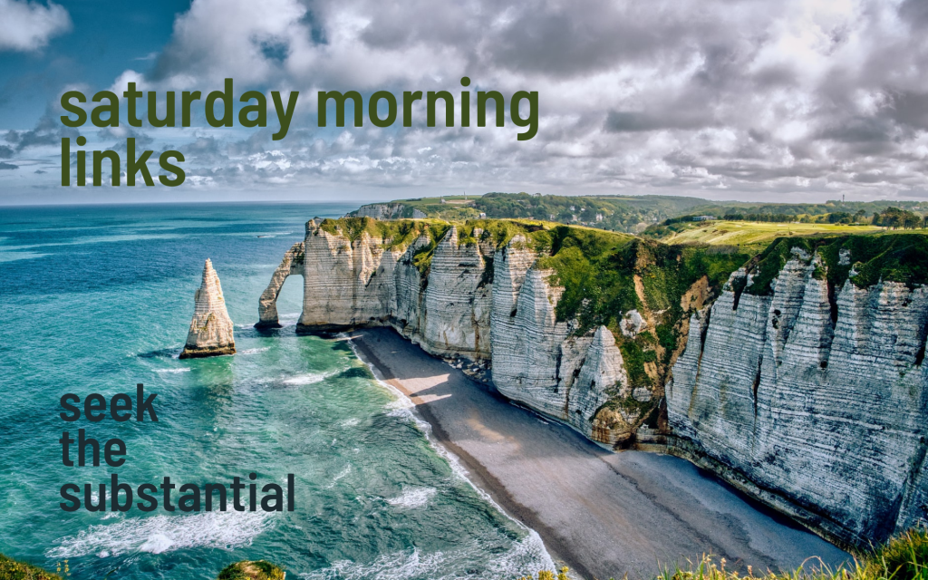 Saturday Morning Links