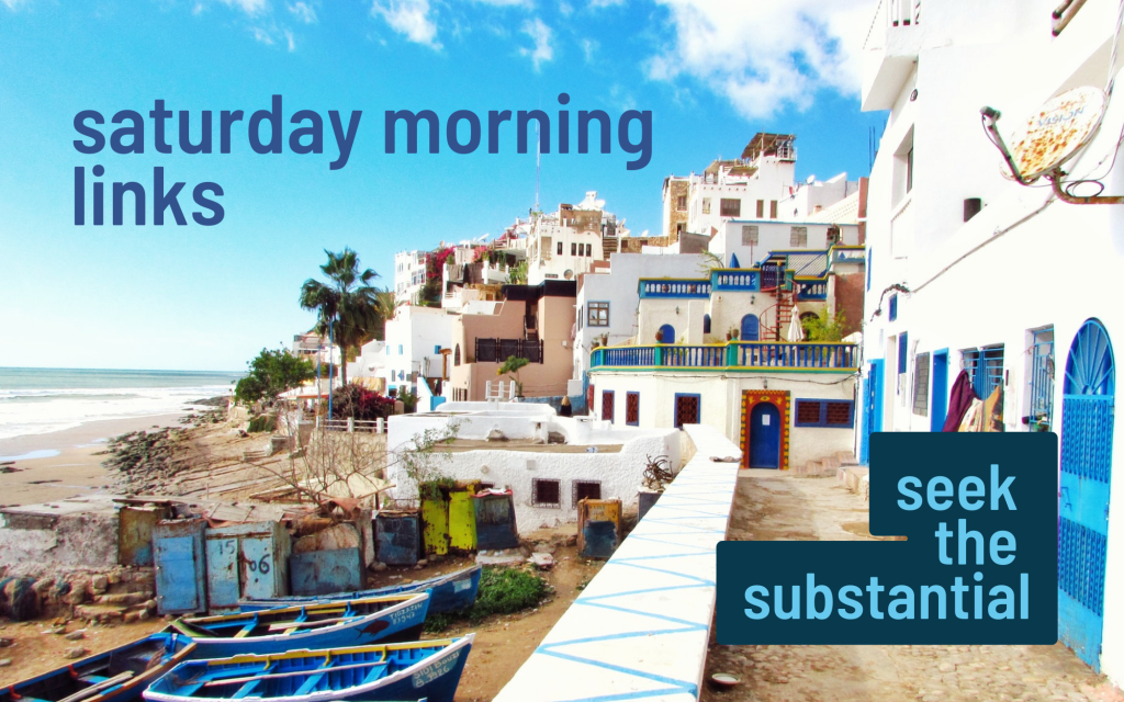 Saturday Morning Links