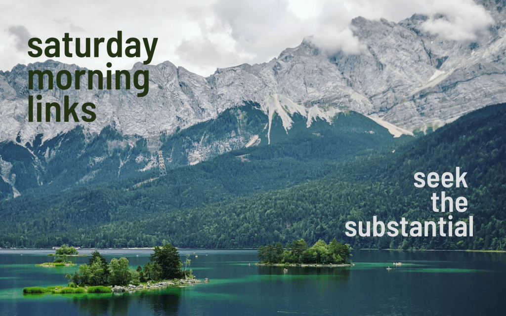 Saturday Morning Links